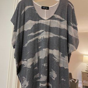 Fab'rik Camo Dolman Top